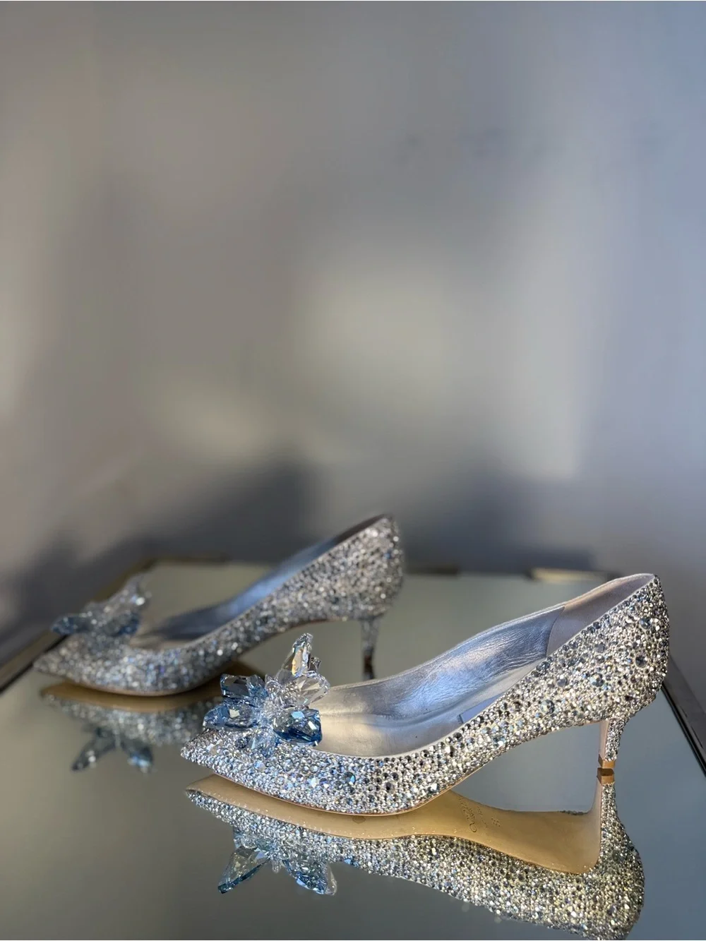 New Jimmy Choo Allure Crystal Covered Pointy Toe Pumps $4,900 38 - Picture 8 of 15